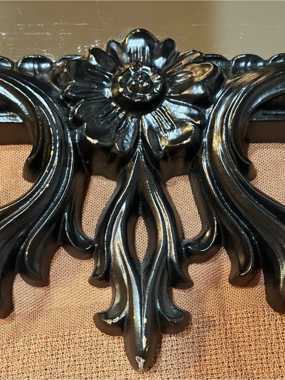 Vintage- 🖤 1950s Turner Wall Accessory Gothic Ornate Baroque Mirror - Model P100